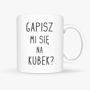 Śmieszny kubek z napisem do pracy, szkoły, domu, na prezent