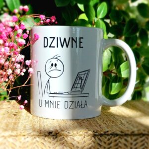 Prezent dla gracza, gadżet dla informatyka, kubek dla chłopaka, drobiazg do biura