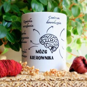 Kubek porcelanowy z napisem dla szefa – prezent na dzień szefa, gadżet boss, prezent do biura