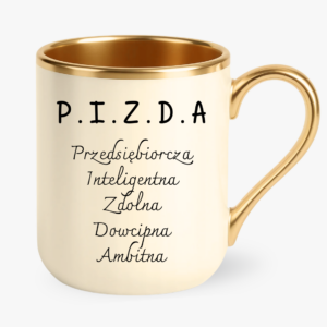Kubek z wulgarnym napisem, śmieszny prezent dla znajomej, koleżanki albo przyjaciela z poczuciem humoruKubek z wulgarnym napisem, śmieszny prezent dla znajomej, koleżanki albo przyjaciela z poczuciem humoru